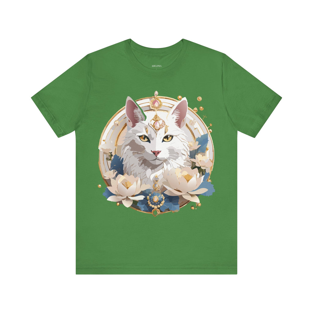 Medallion Graphic Unisex Cotton Bella+Canvas Tee with Art Design d75