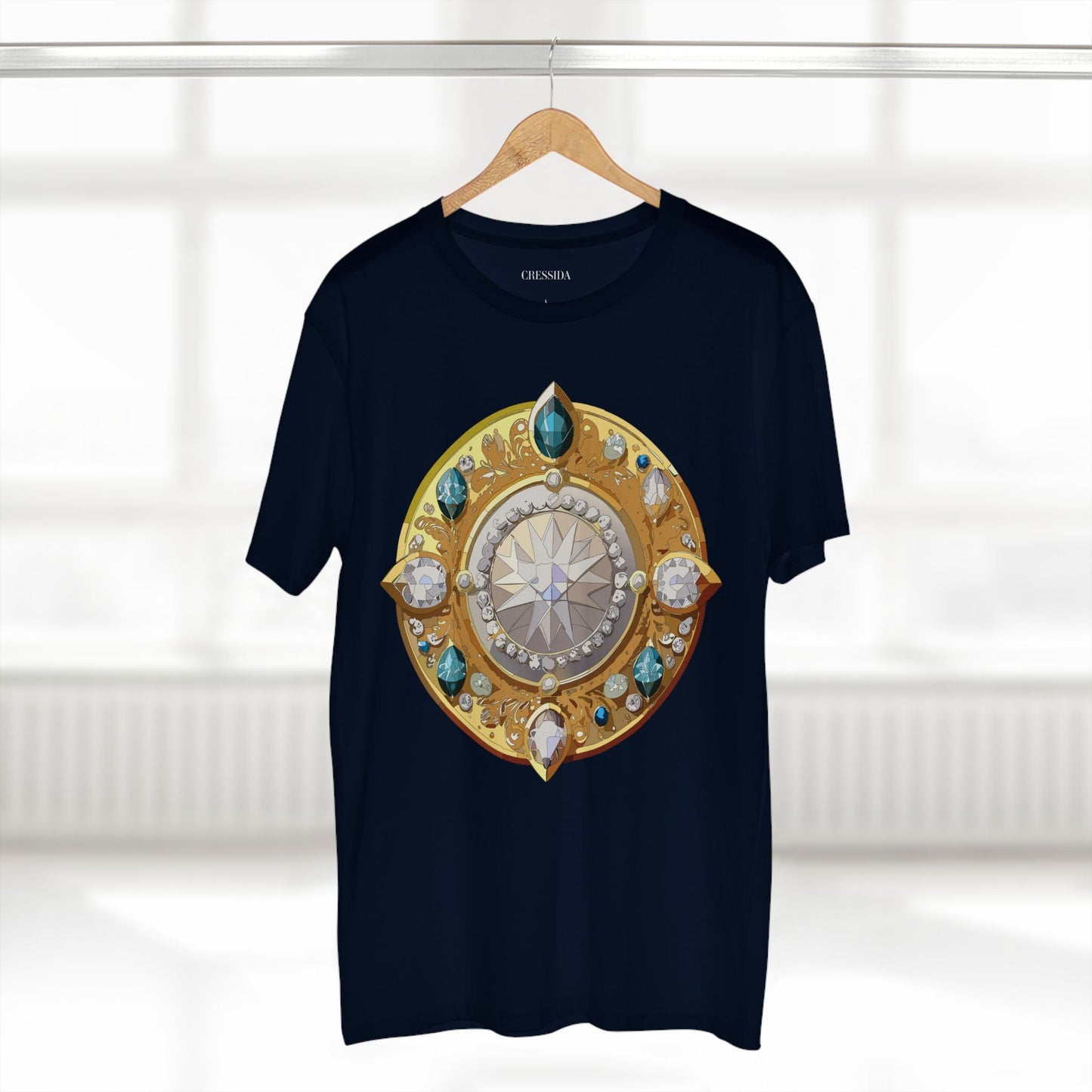 Medallion Graphic T-Shirt Unisex 100 Cotton With Gold Art Design Medal Tee 11