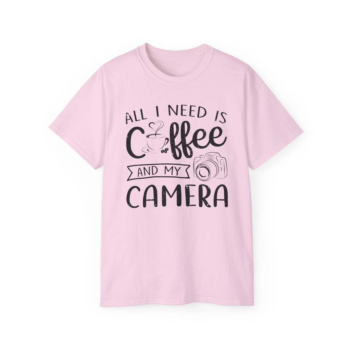 All I Need Is Coffee and My Camera Tee | Photographer Coffee Shirt