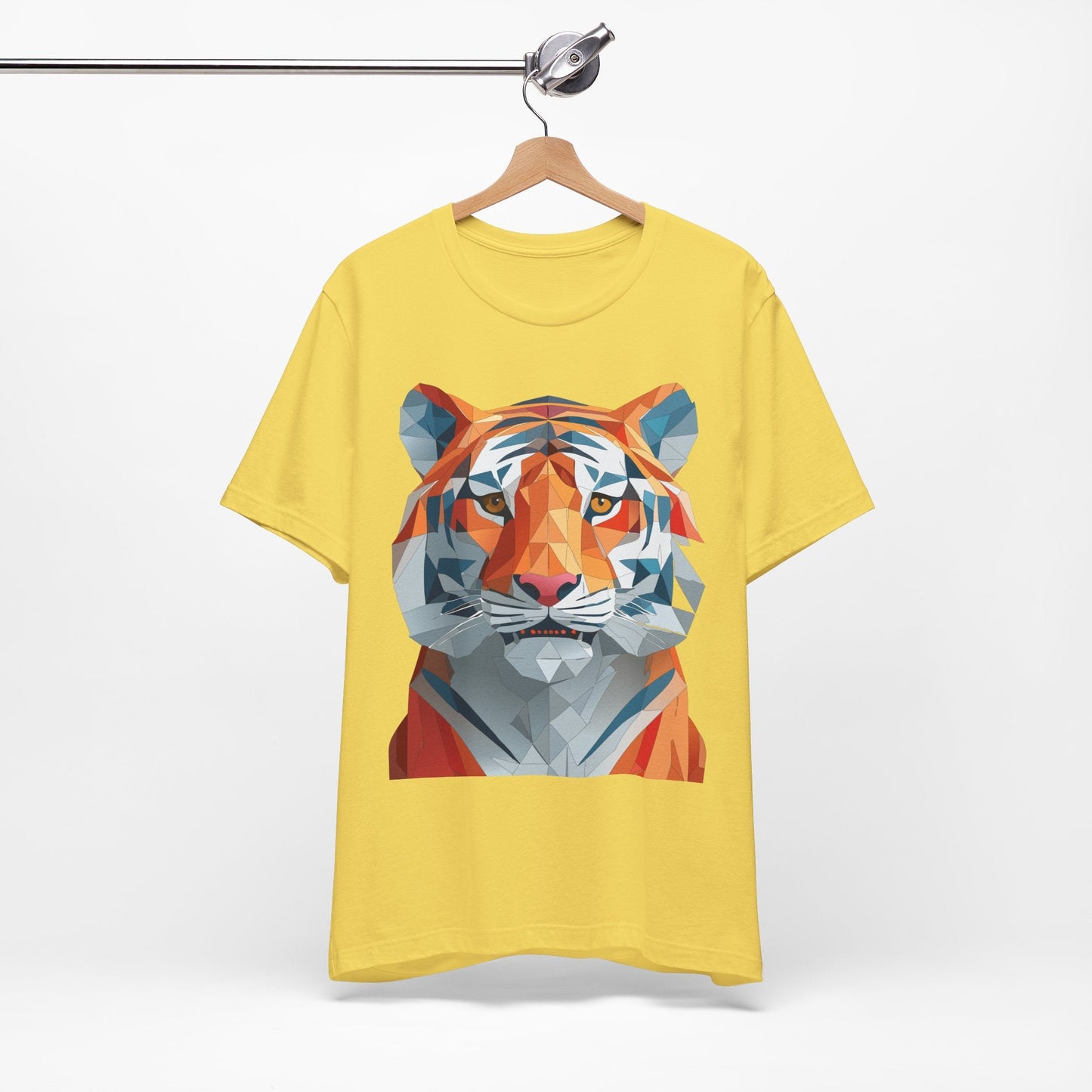 Unisex Animal Shirt With Art Design And Wildlife Theme Short Sleeve Tee For Everyday Wear