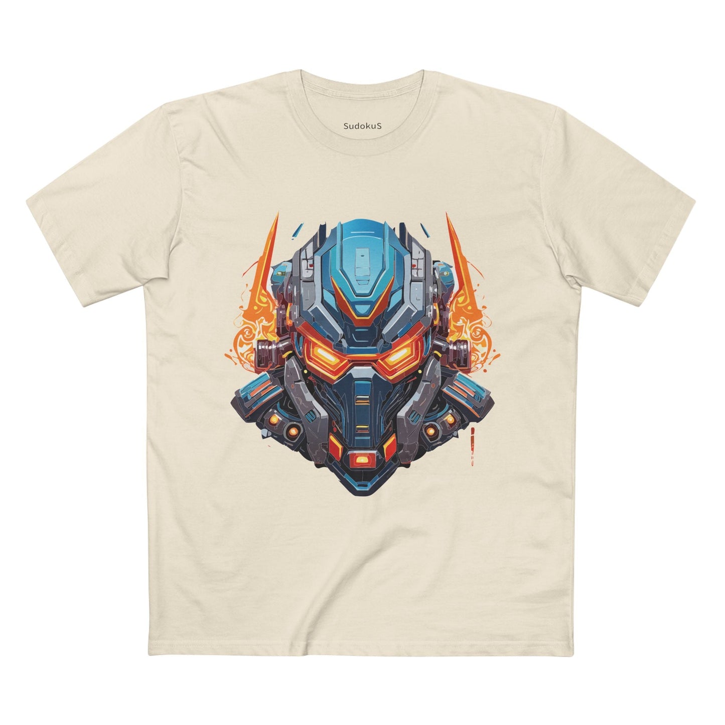Cyborg Robot Graphic Unisex 100 Cotton Staple Tee 17