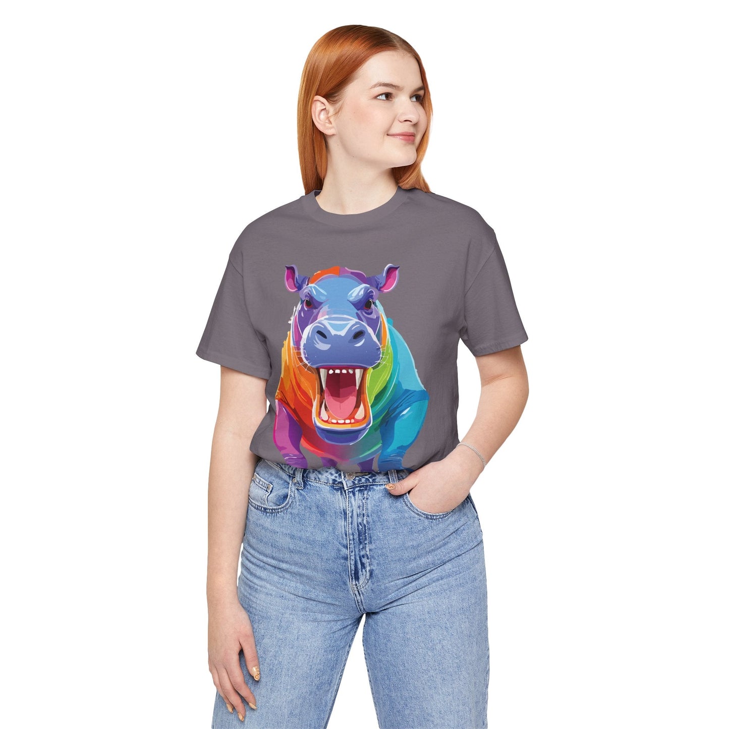 Unisex Animal Tee Shirt With Art Design Wild Animals Graphic Tee For Men Women All Sizes