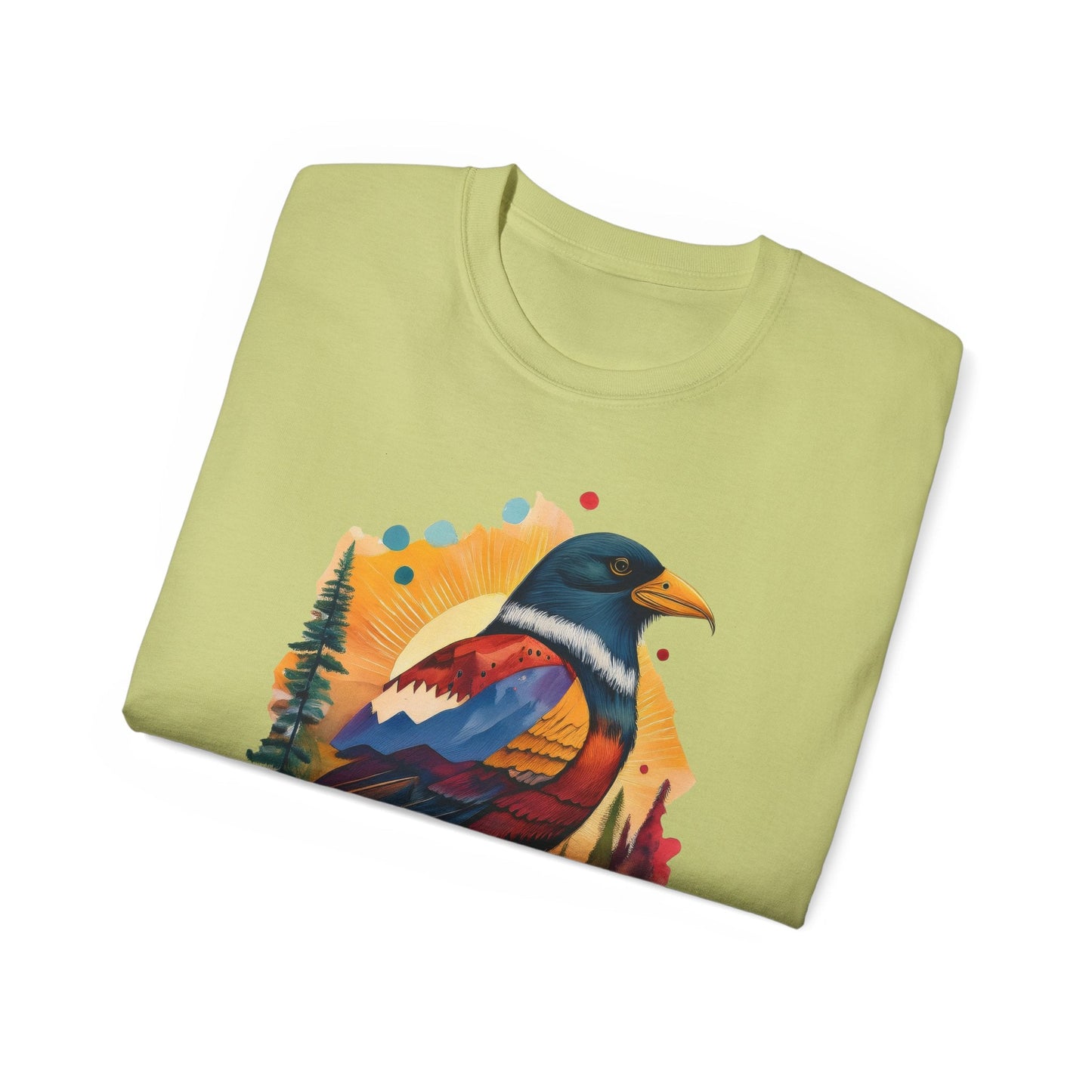 Colorado Bird Graphic Unisex Cotton T‑Shirt 3