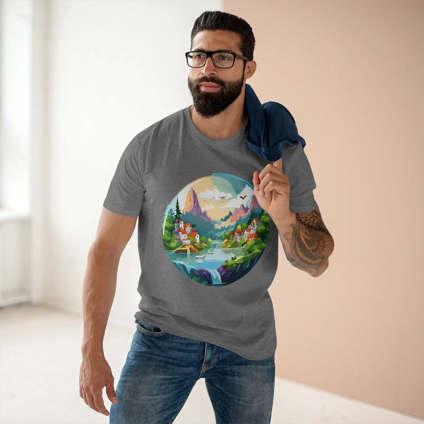 Fantasy Graphic Unisex 100 Cotton Staple Tee 13