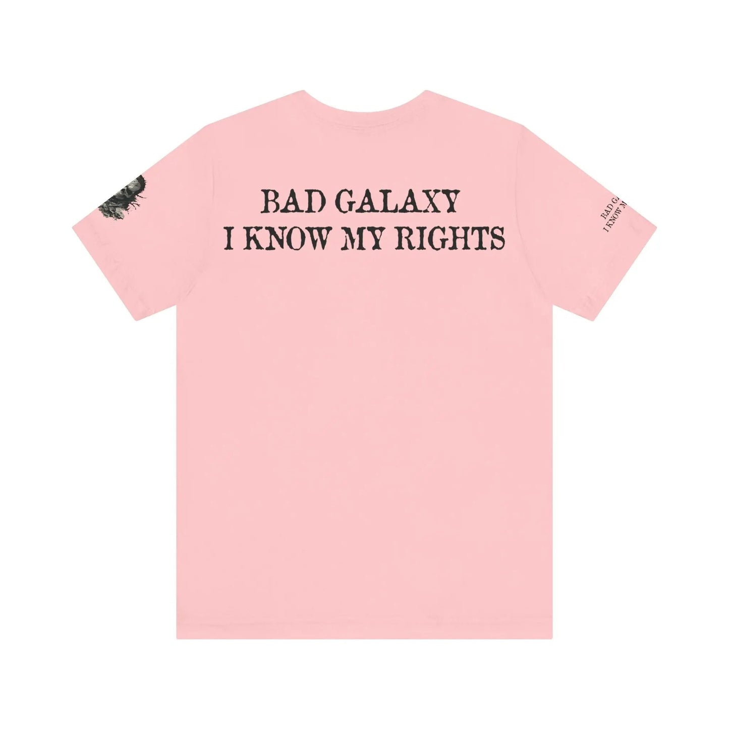 Skull T Shirt From Bad Galaxy Made To Order Cotton Tee With Eco Friendly Inks USA