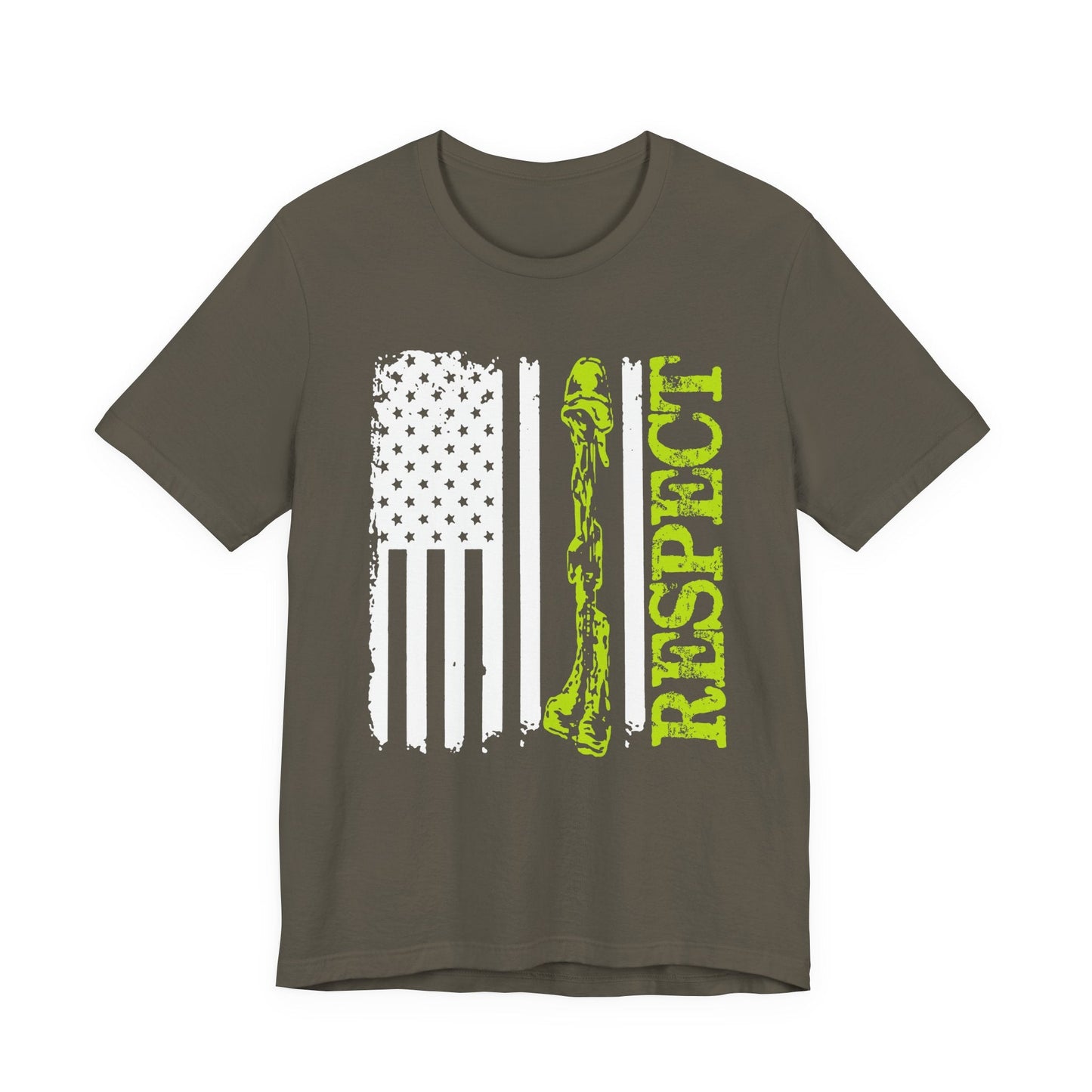 Army Veteran Patriotic Graphic Design Unisex Cotton T-Shirt v57