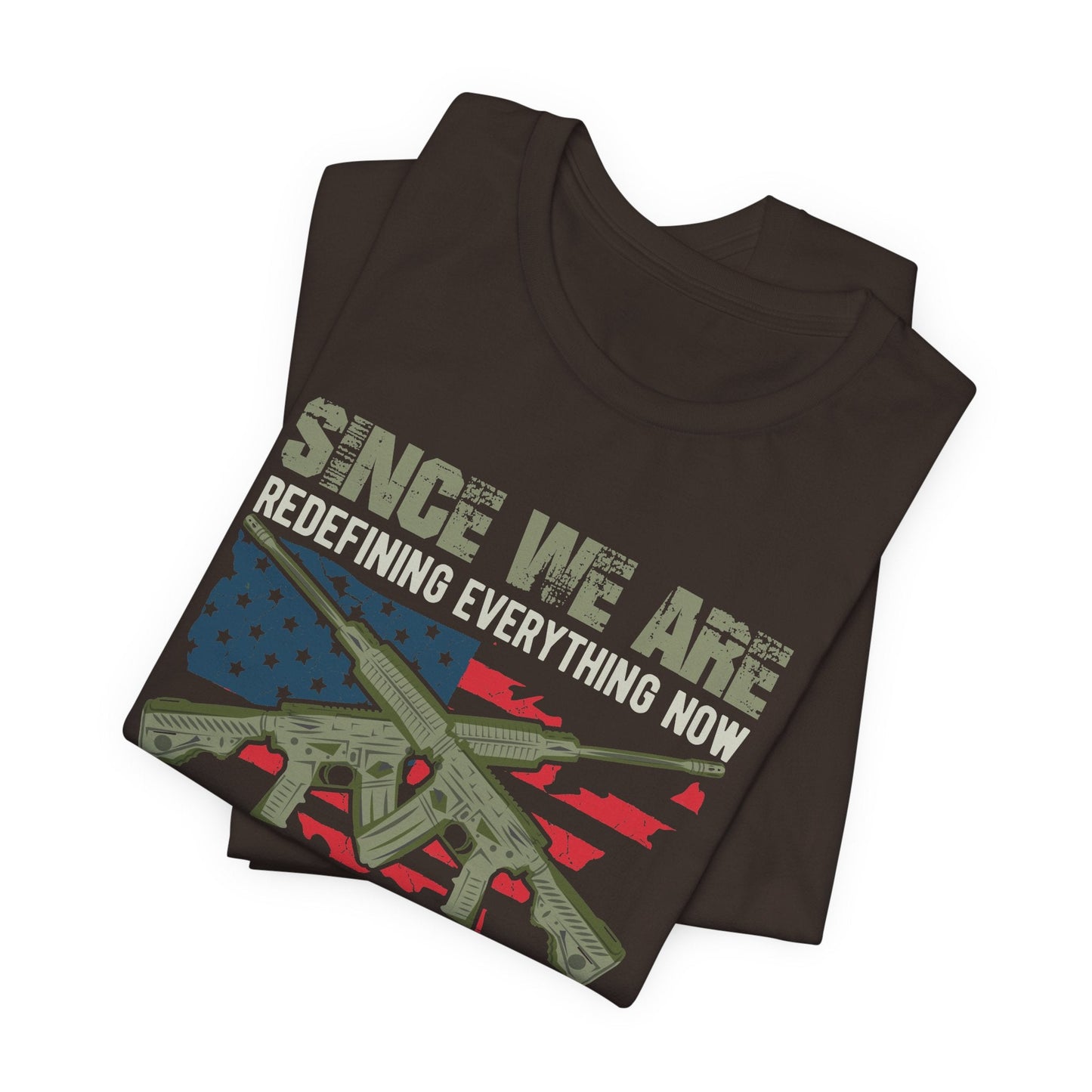 Army Veteran Patriotic Graphic Design Unisex Cotton T-Shirt v14