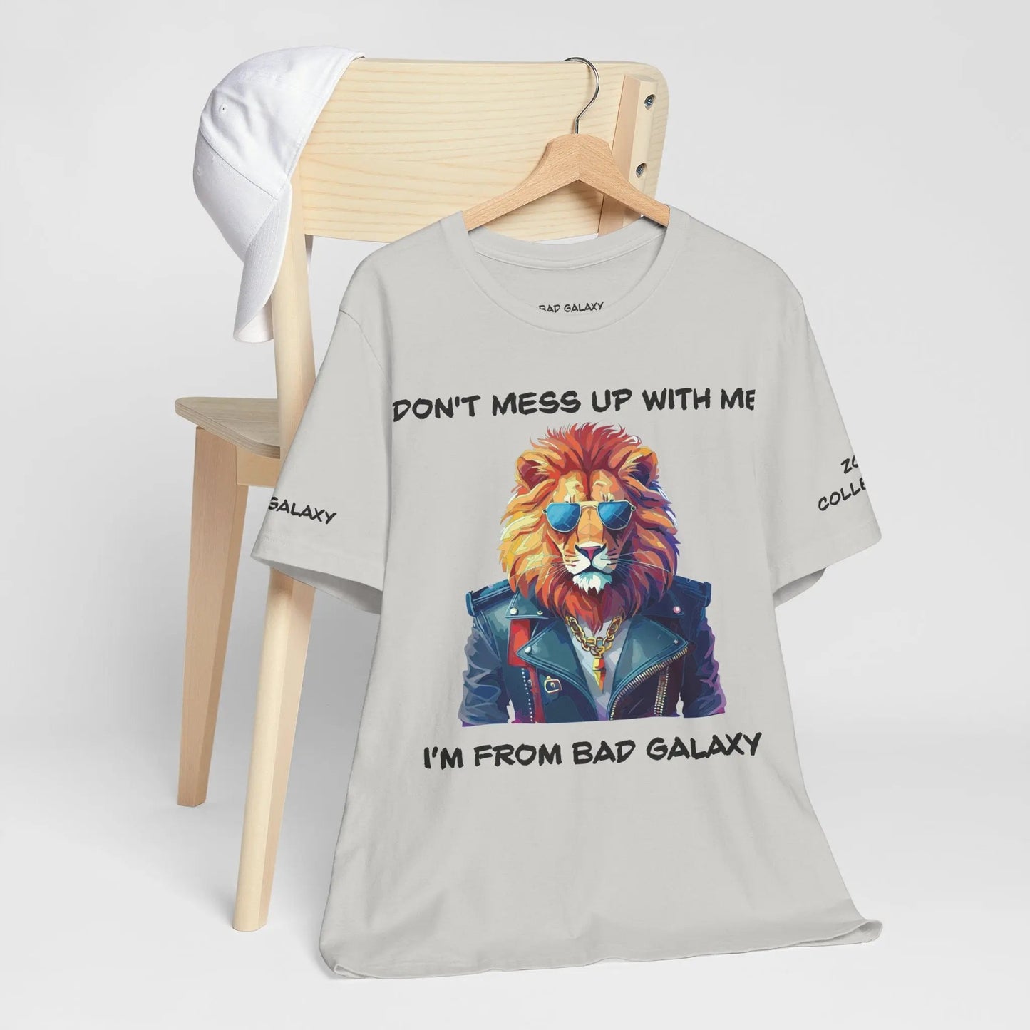 Animal T Shirt By Bad Galaxy Unisex 100 Percent Cotton Graphic Tee Eco Friendly Made In USA