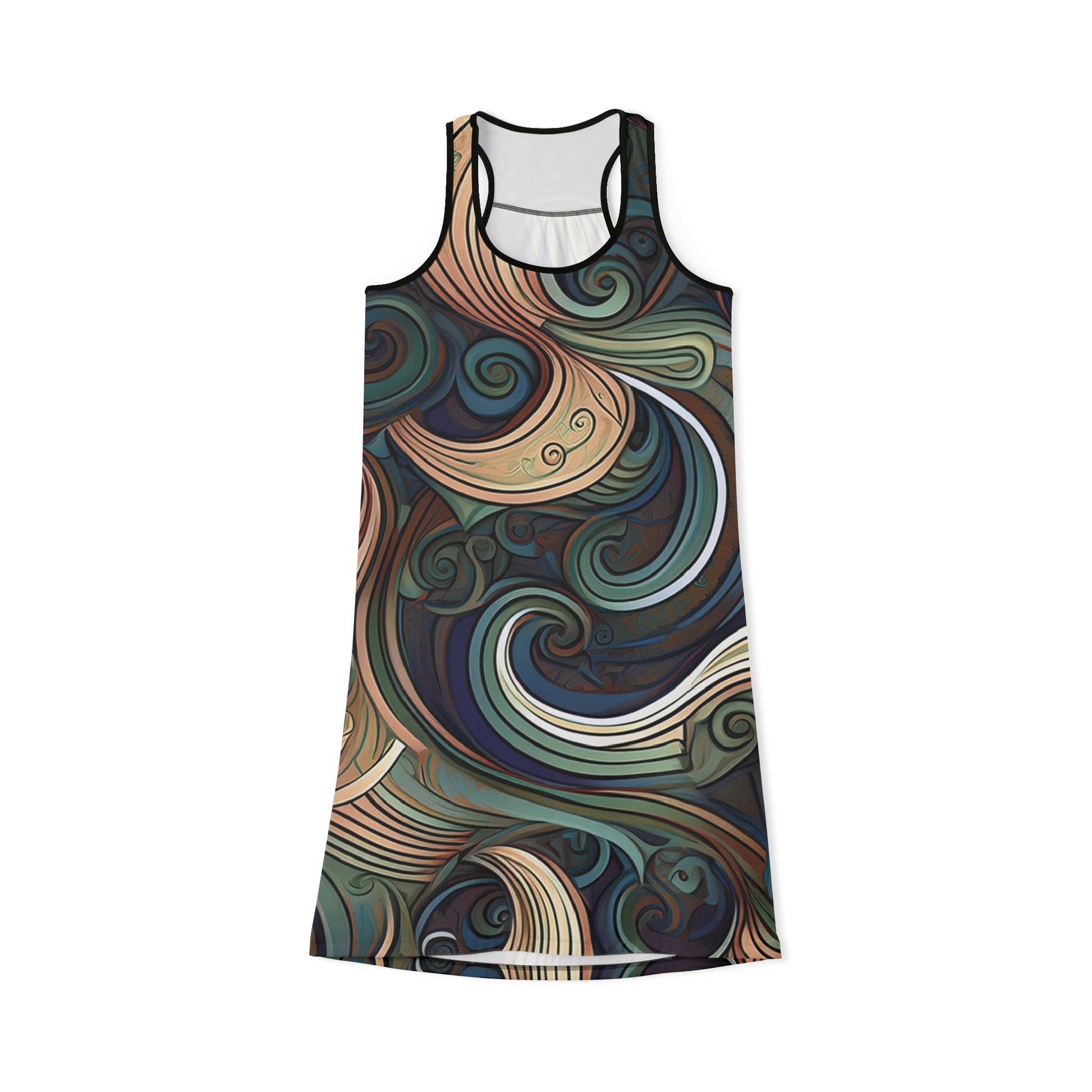 Abstract Print Dress - PPU BEST