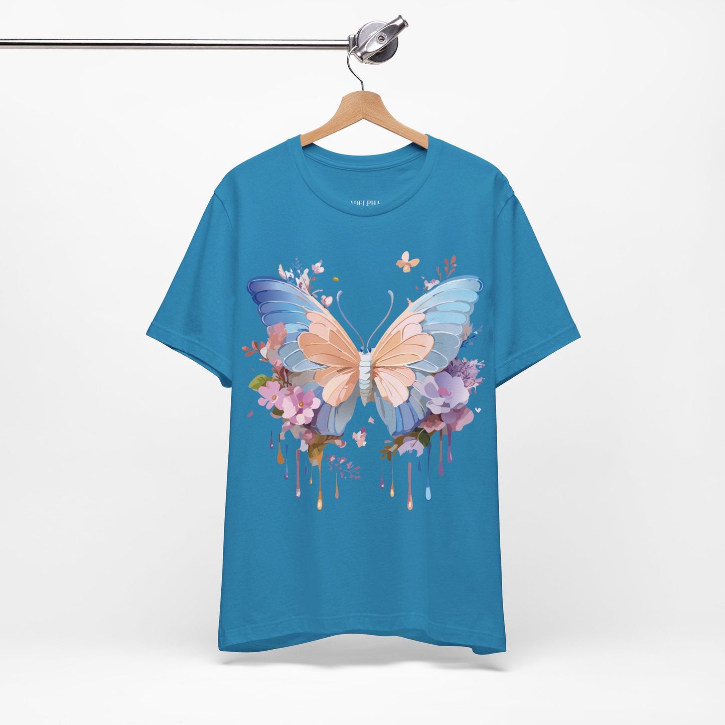Butterfly Graphic Tee By Adelpha Unisex Short Sleeve Shirt Art Design