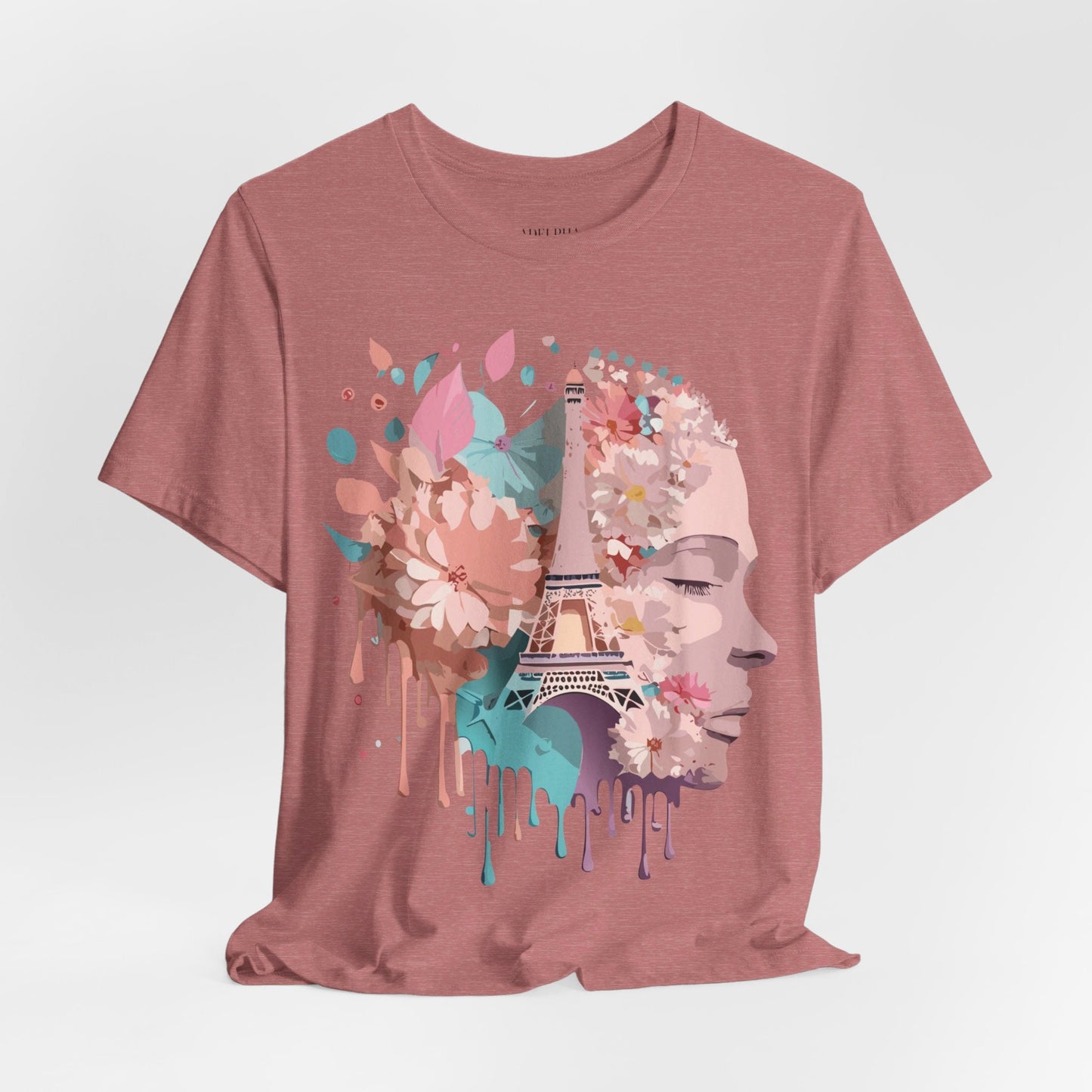 Paris Tourist Shirt Unisex Graphic Tee Featuring Adelpha Vintage Art Design Premium Comfort