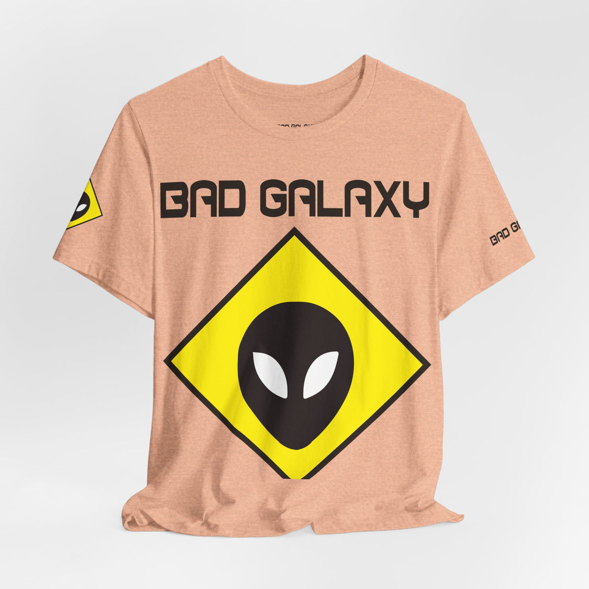 Alien Graphic Unisex Cotton Bella+Canvas Tee with Art Design b58