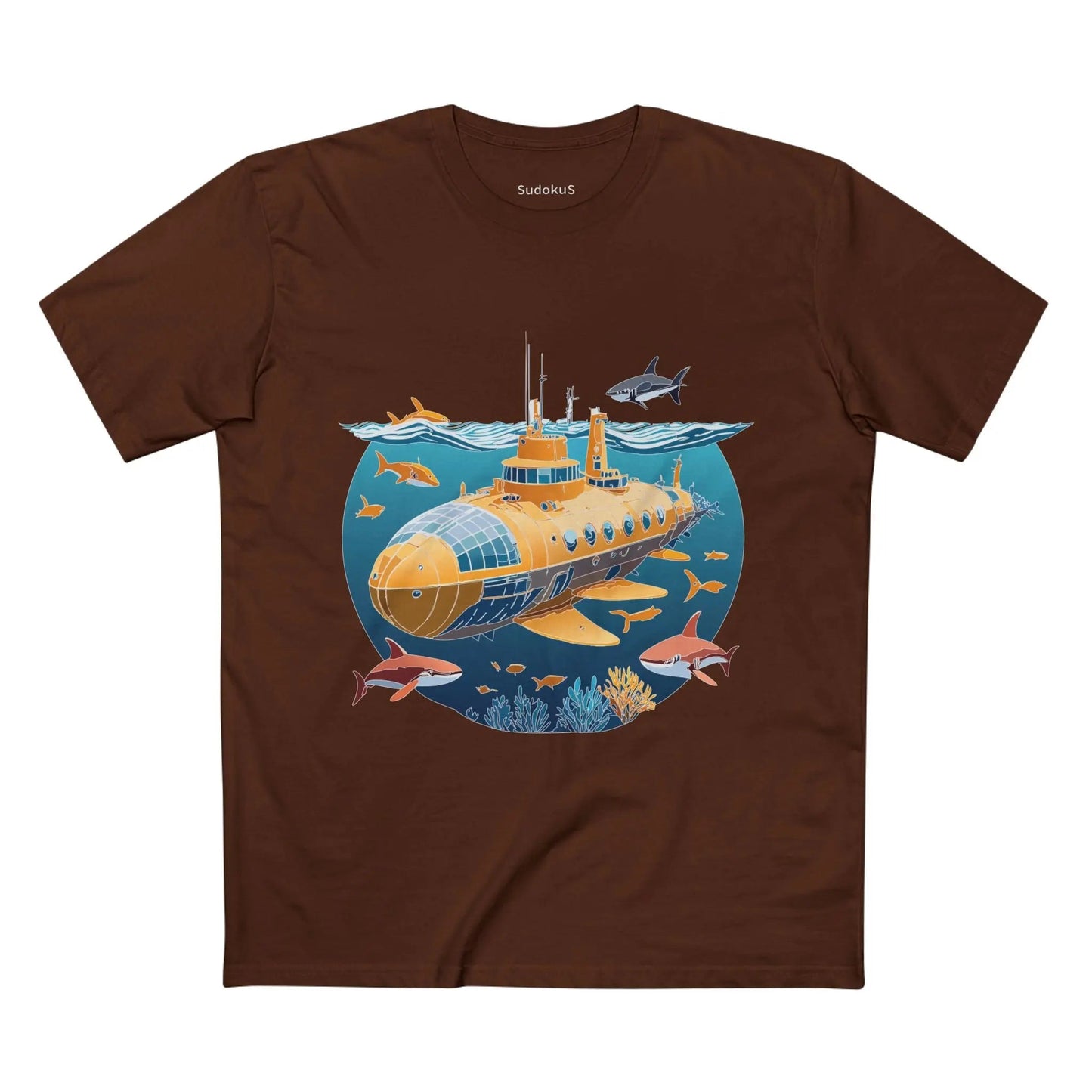 Ocean Coast Graphic Unisex 100 Cotton Staple Tee 15