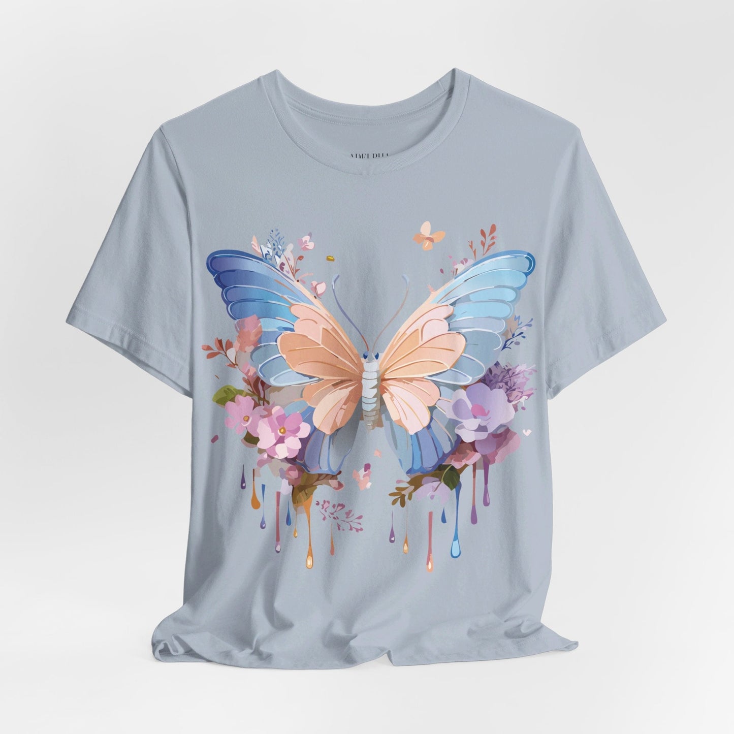 Butterfly Graphic Tee Unisex Jersey Short Sleeve Art Design Adelpha