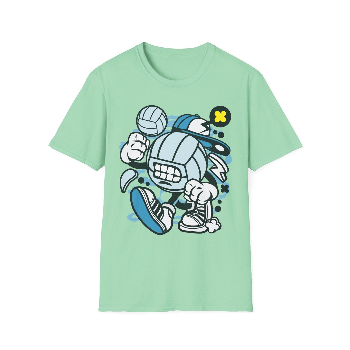Unisex Cartoon T Shirt Animation Tee Funny Design Gildan Softstyle 64000 100 Percent Cotton