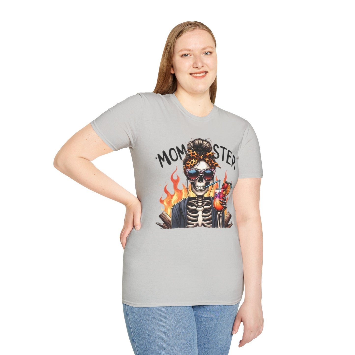 Skull Graphic Unisex Cotton T-shirt with Skeleton Artwork Design 13