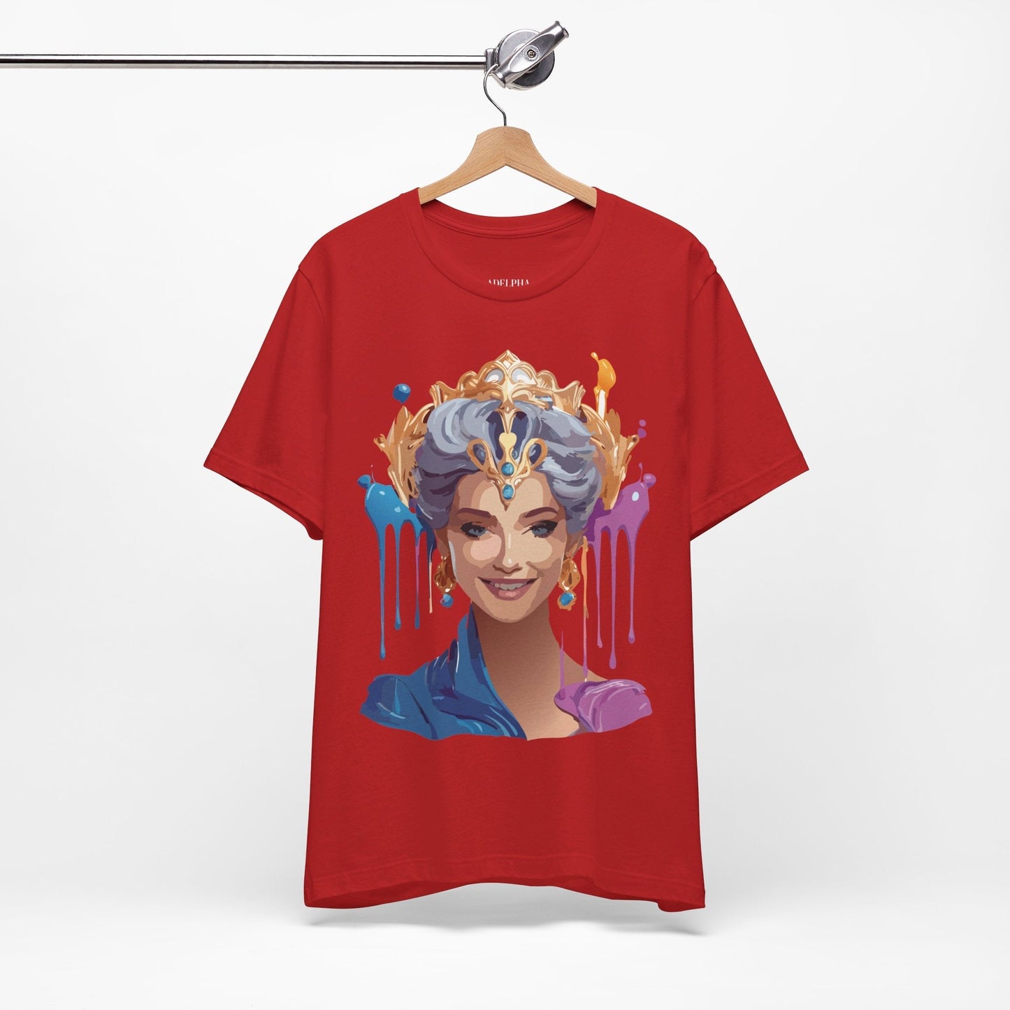 Queen Woman Portrait Graphic Unisex 100 Cotton Vintage Artwork Tee 18
