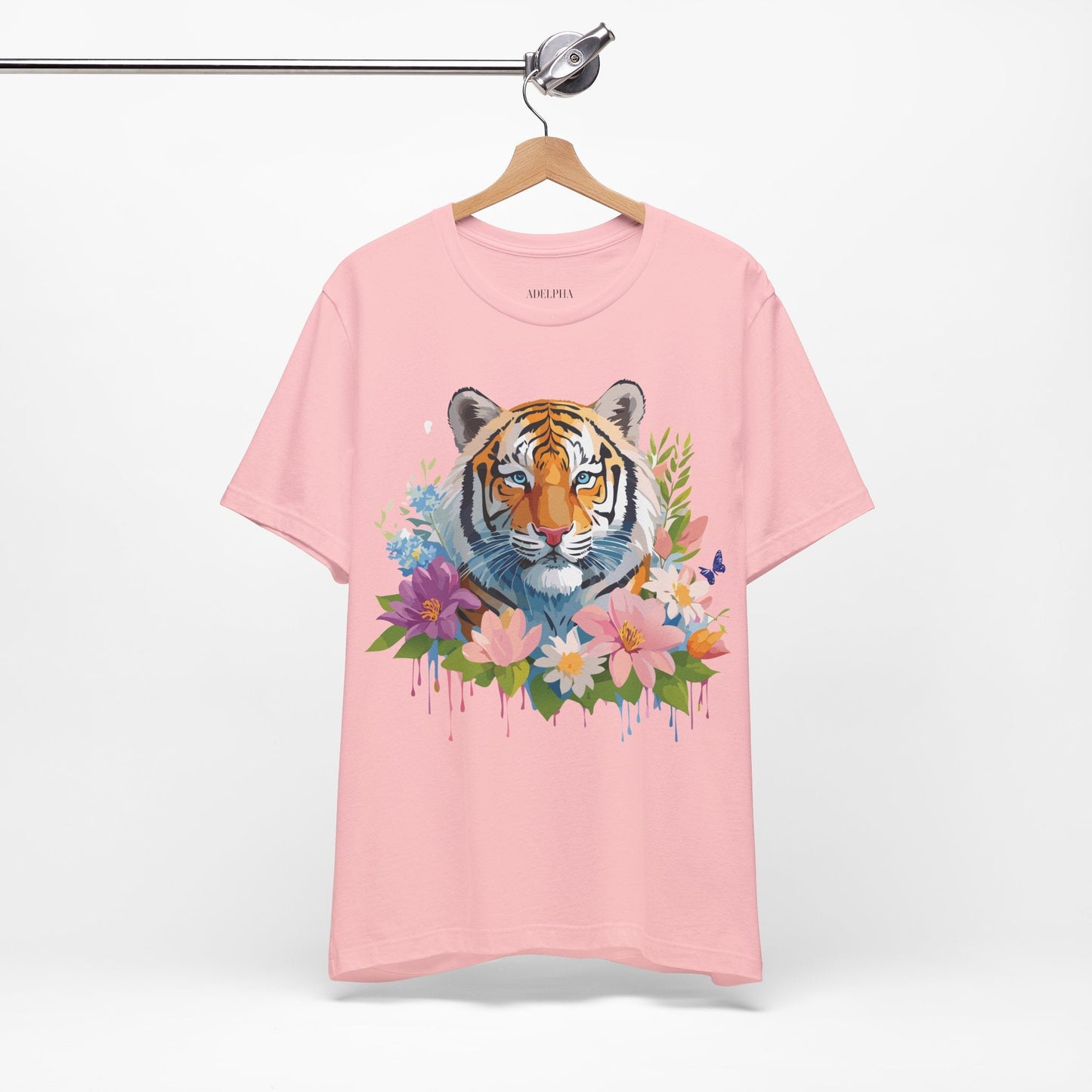 Tiger Graphic Tee Unisex Vintage Inspired Shirt By Adelpha Premium Short Sleeve Edition
