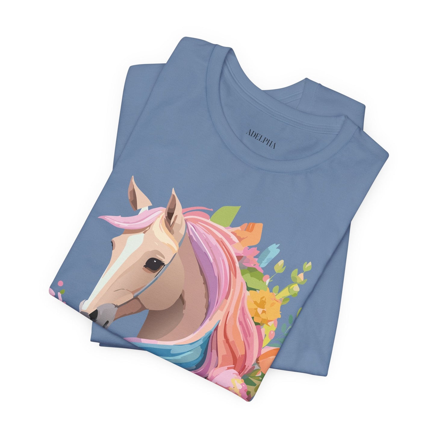 Horse Graphic Unisex 100 Cotton Vintage Animal Art T-Shirt 2