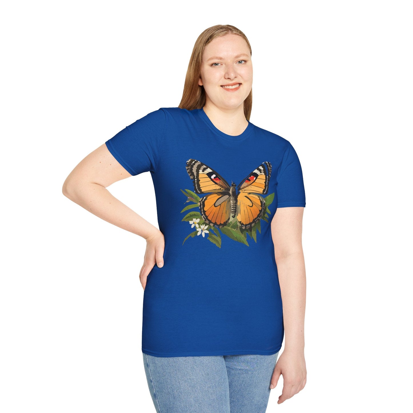 Monarch Butterfly Shirt Unisex Softstyle Tee 100 Percent Ring Spun Cotton Gildan 64000