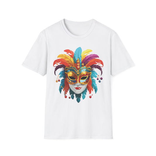 Mask Masquerade Carnival Graphic Tee Gildan Unisex 100 Cotton Tee Shirt h28