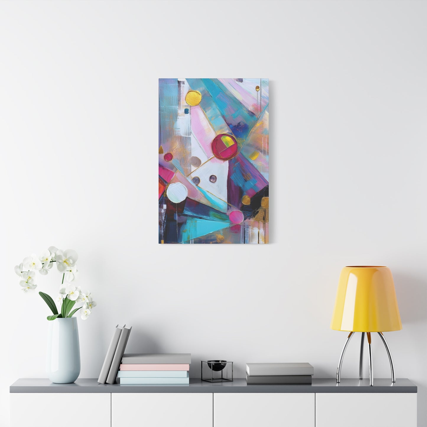 Abstract Oil Painting Print Canvas 20x24,20x30,24x30 24x32,24x36,30x40 32x48,36x48,40x60 Pine-Wood Inner Frame ABS-170