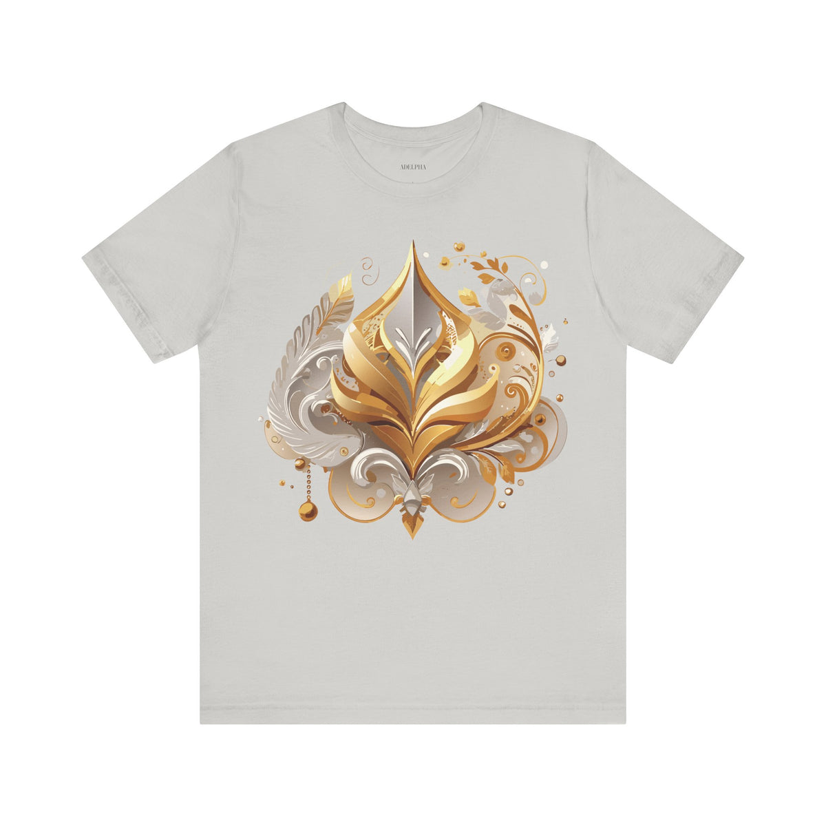 Jewelry Graphic Unisex Cotton Bella+Canvas Tee with Gemstones Art Design m31