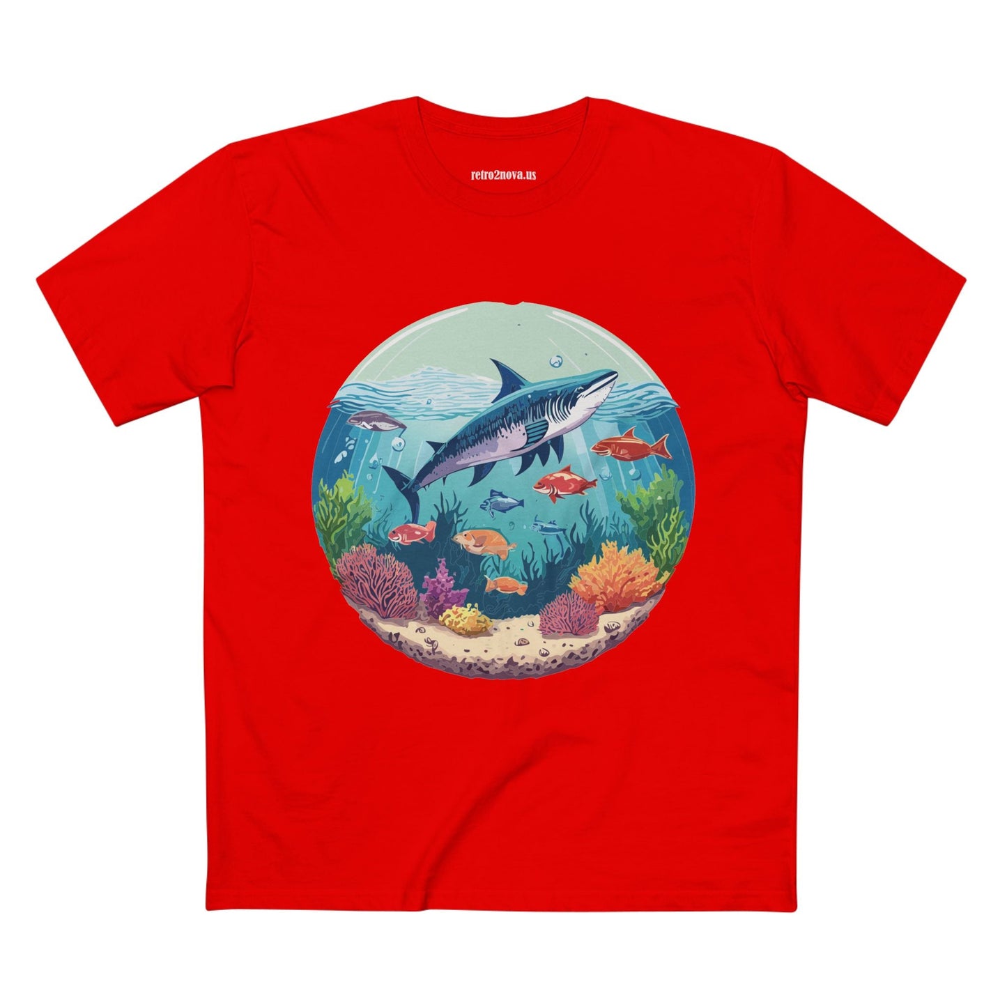 Ocean Shirt Ocean Pacific OP17 Unisex Premium Cotton Staple Tee With Original Art Design
