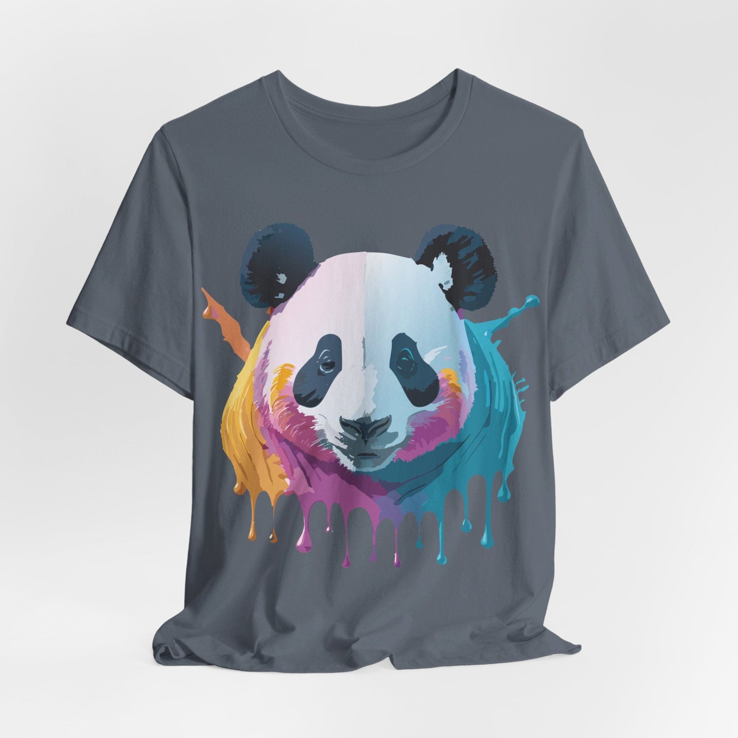 Adelpha Panda Graphic Tee Unisex Vintage Inspired Art Design Short Sleeve Shirt Edition