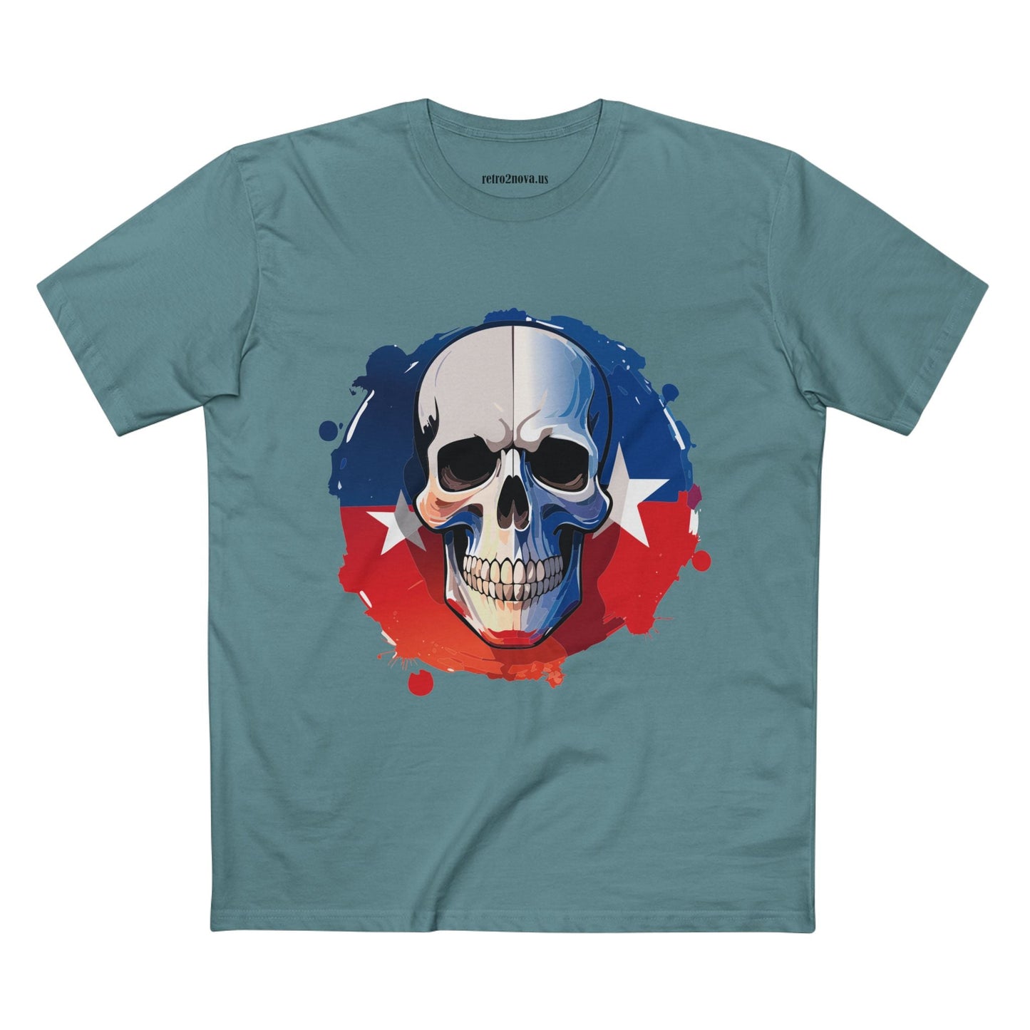 Skull And Skeleton Shirt Unisex Premium Cotton Tee With Original Art Design From Retro2Nova