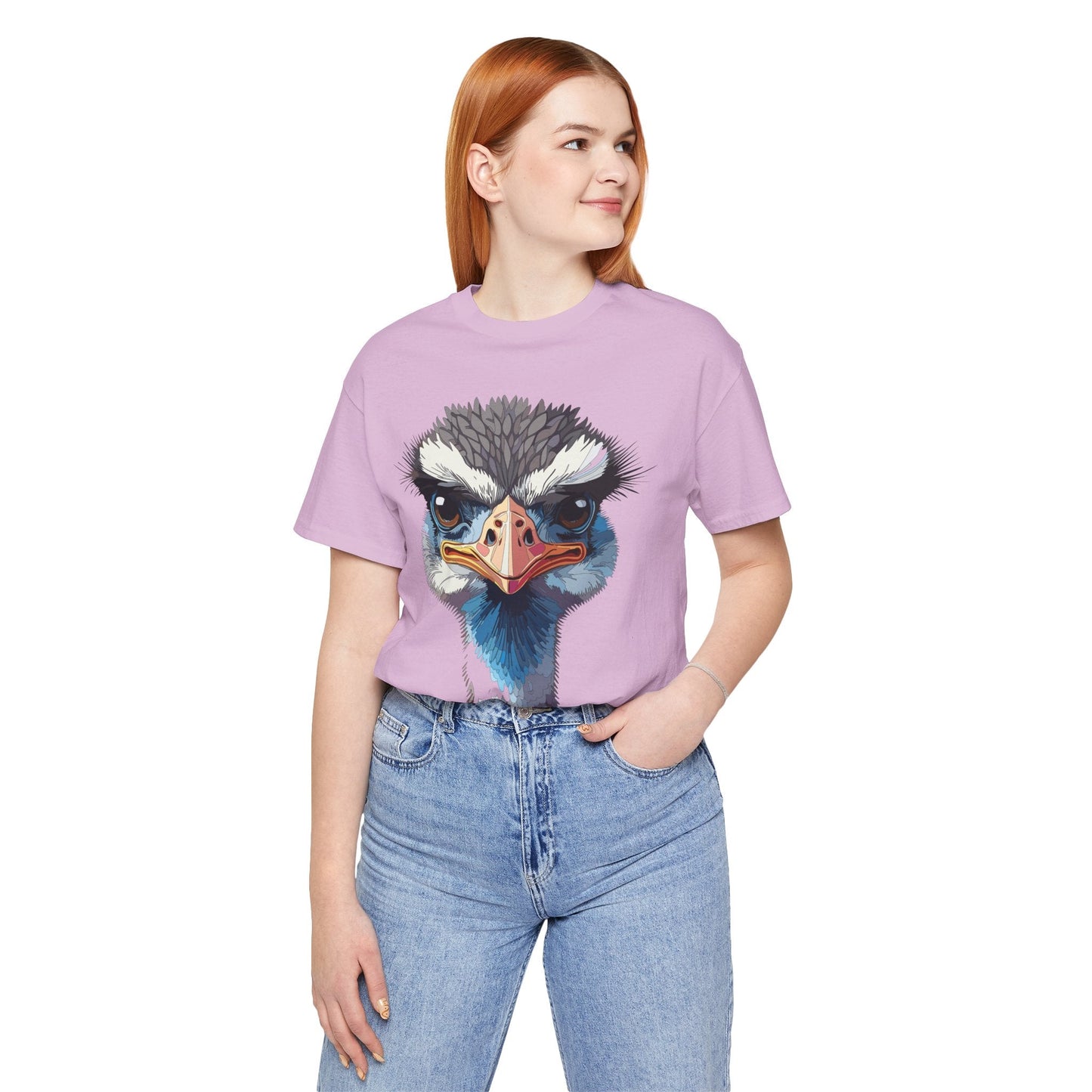 Unisex Animal Tee Shirt With Wildlife Art Design For Men And Women Gildan Softstyle 64000
