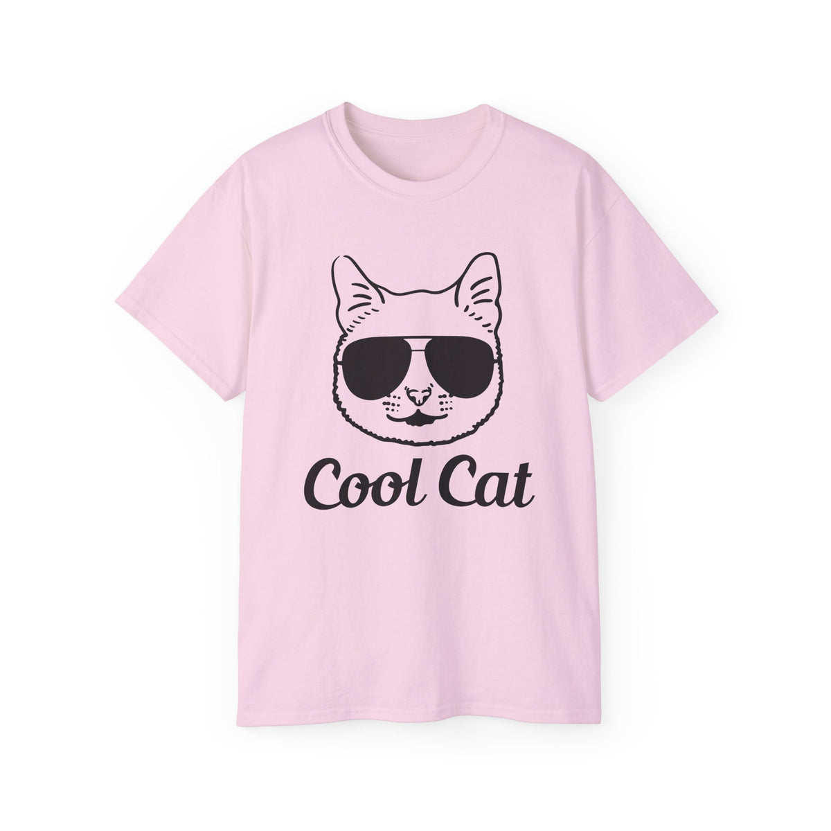 Cool Cat Sunglasses Tee | Cat Face Graphic Shirt