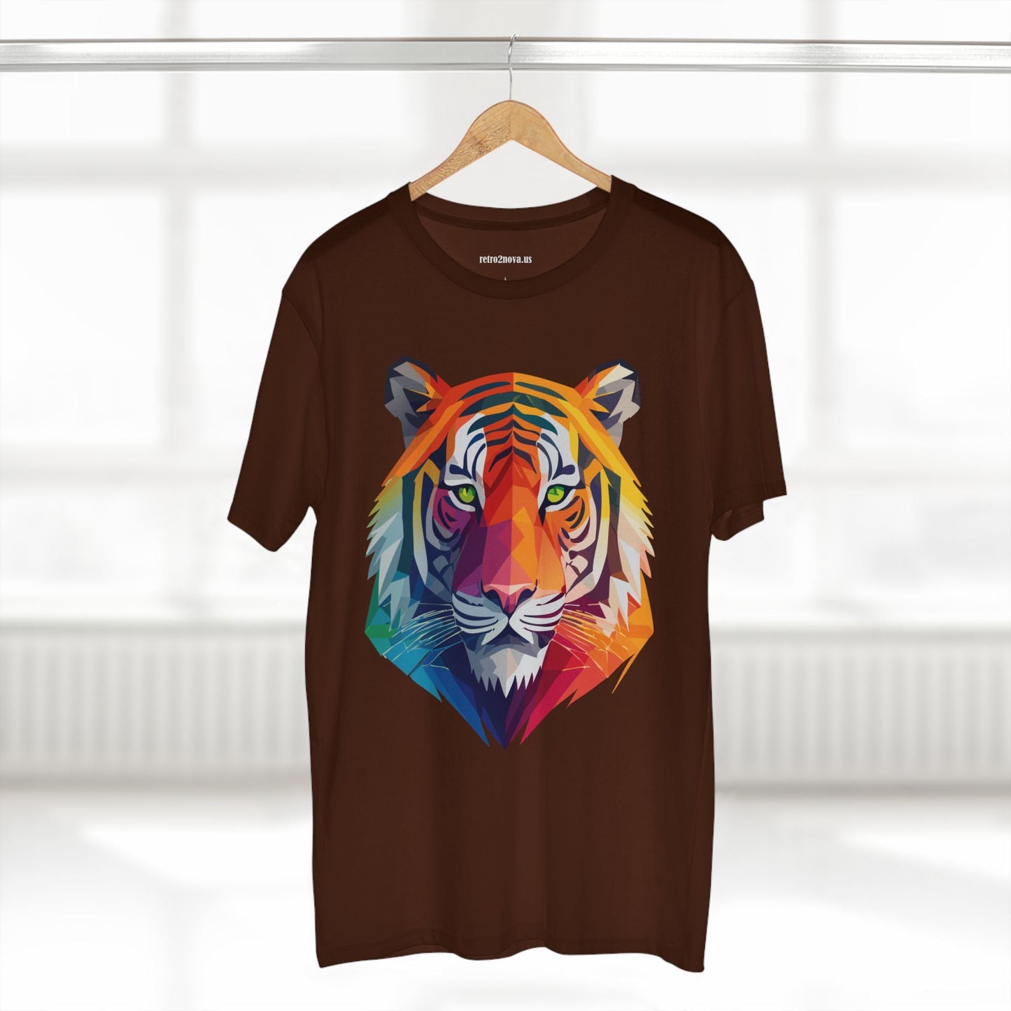 Tiger Shirt Unisex Premium Cotton Staple Tee With Original Art Design From Retro2Nova Collection For Everyday Wear