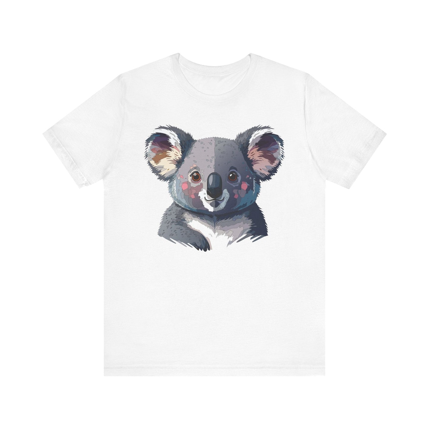 Unisex Animal Shirt With Animal Art Design Tee Wild Animals Short Sleeve Jersey Cotton