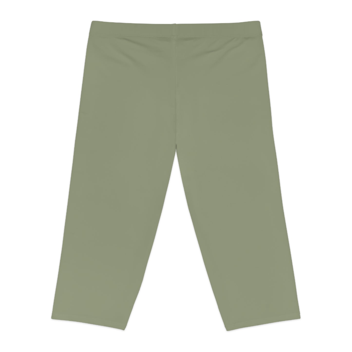 Green Color Capri Leggings, Green Capri Leggings 2