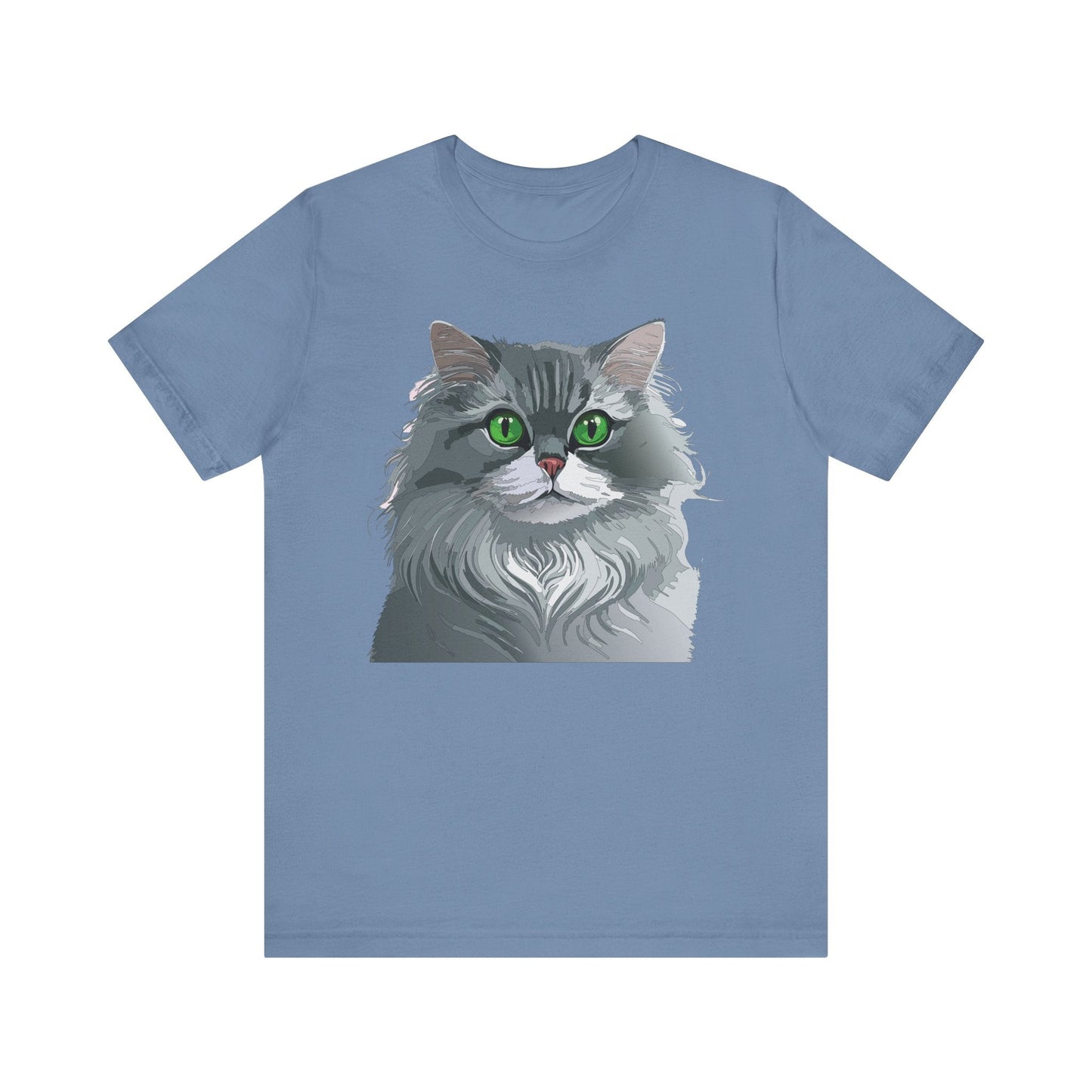 Unisex Animal Shirt With Art Design Animals Tee Short Sleeve Jersey Style Wild Animals Shirt