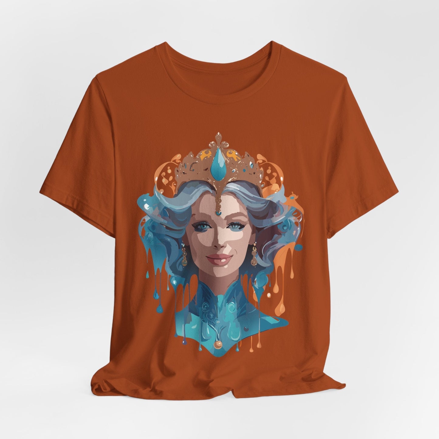Queen Graphic Tee Unisex Adelpha Vintage Artwork Short Sleeve Premium Casual Wear