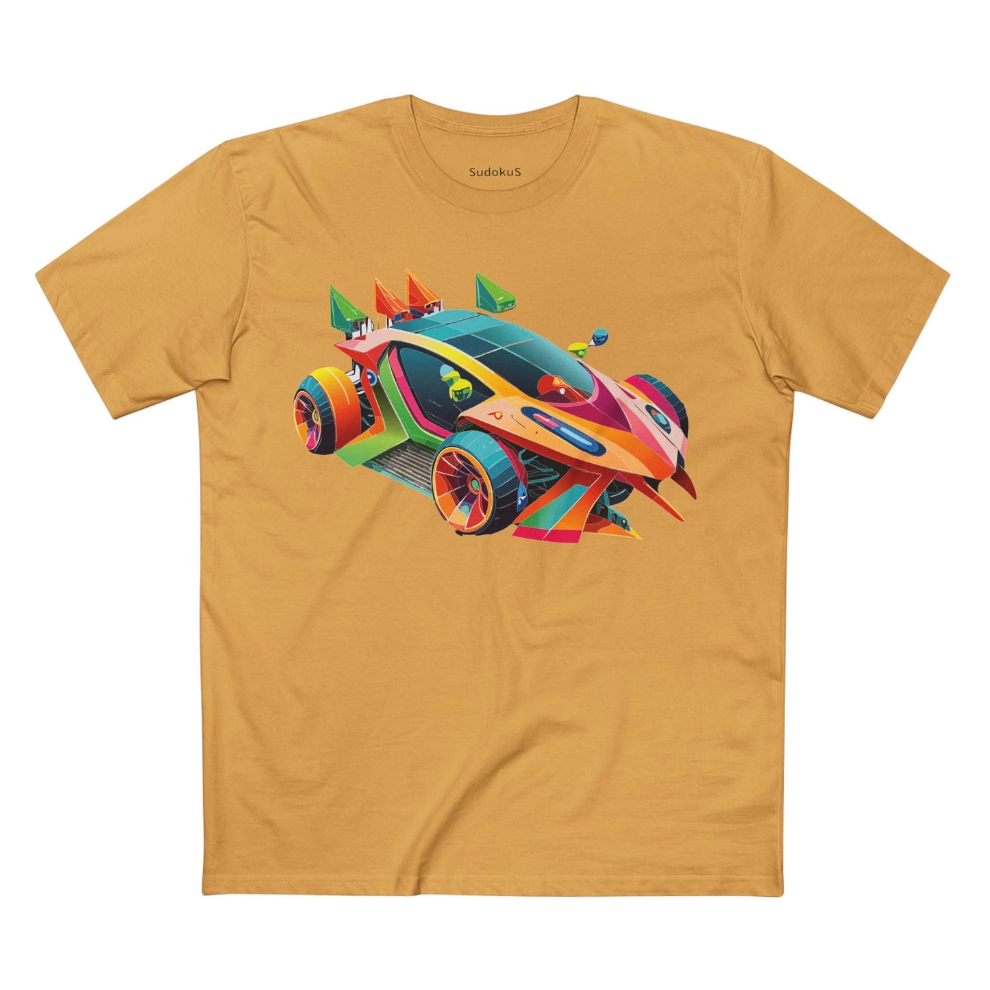 Car Graphic Unisex 100 Cotton Staple Tee 25