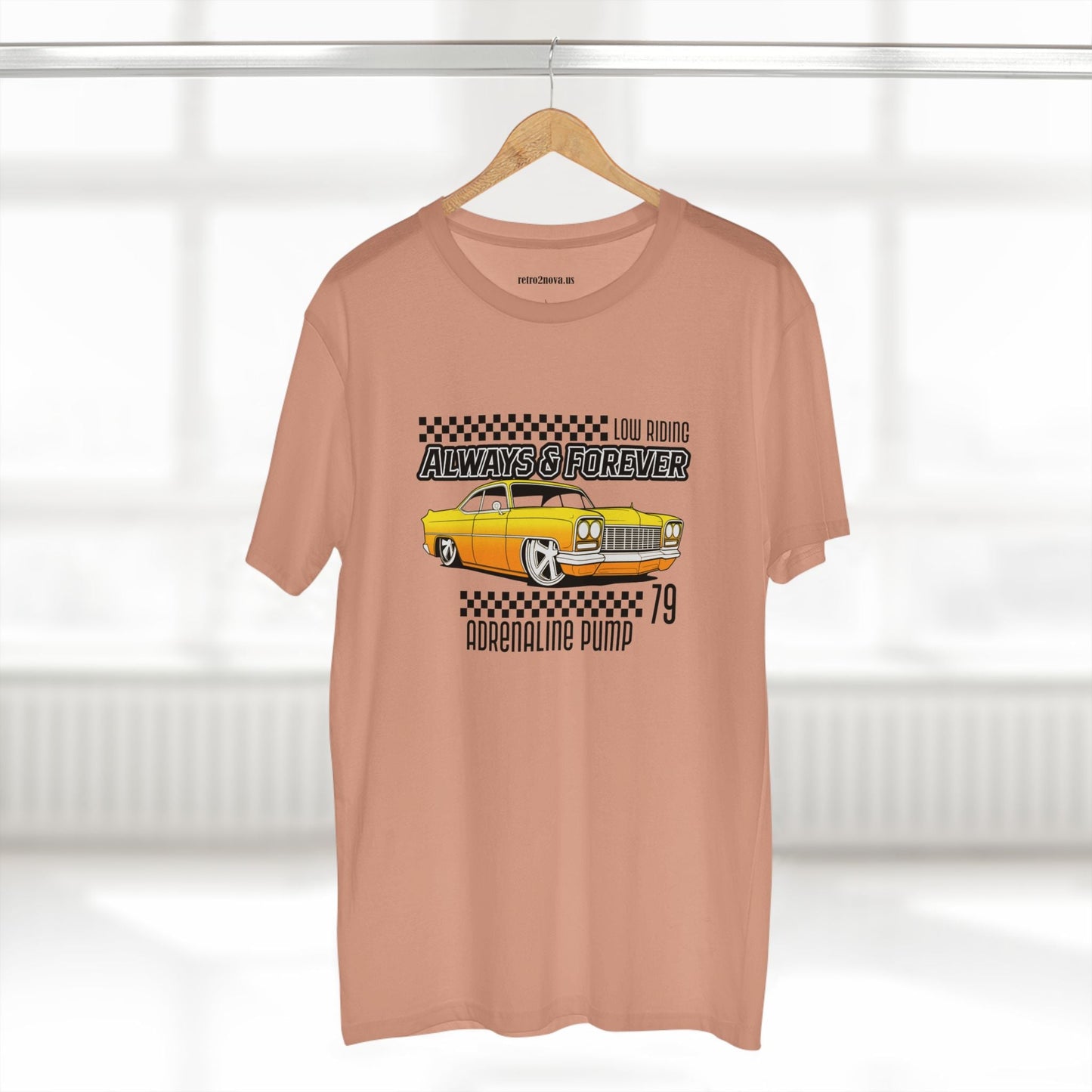 Retro Car Tee Unisex Vintage Car Shirt With Original Art RC-6 Premium Cotton Soft Breathable Comfort