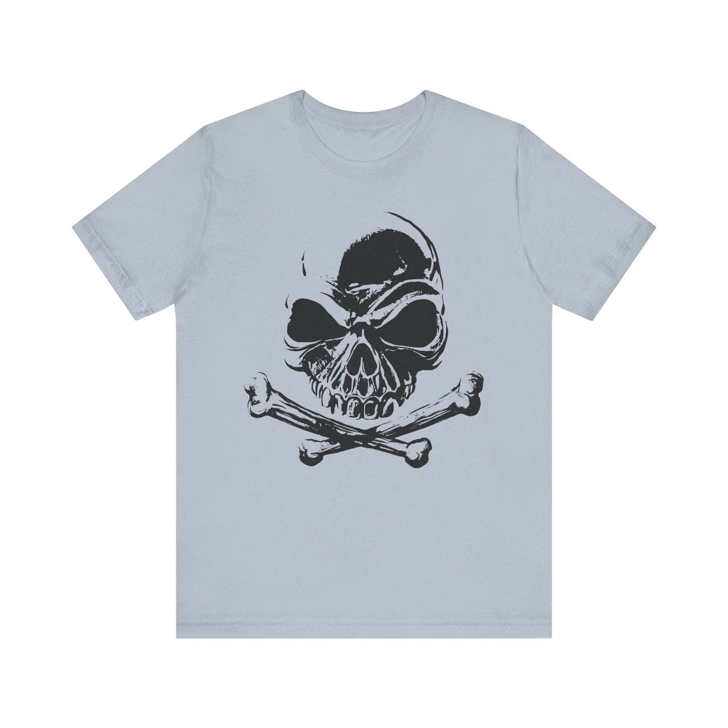 Black Skull Graphic Design Tee, Skull Shirt, Vintage Tees, Art Design T-Shirt, Vintage Graphic Tee, Art Shirts with Skulls