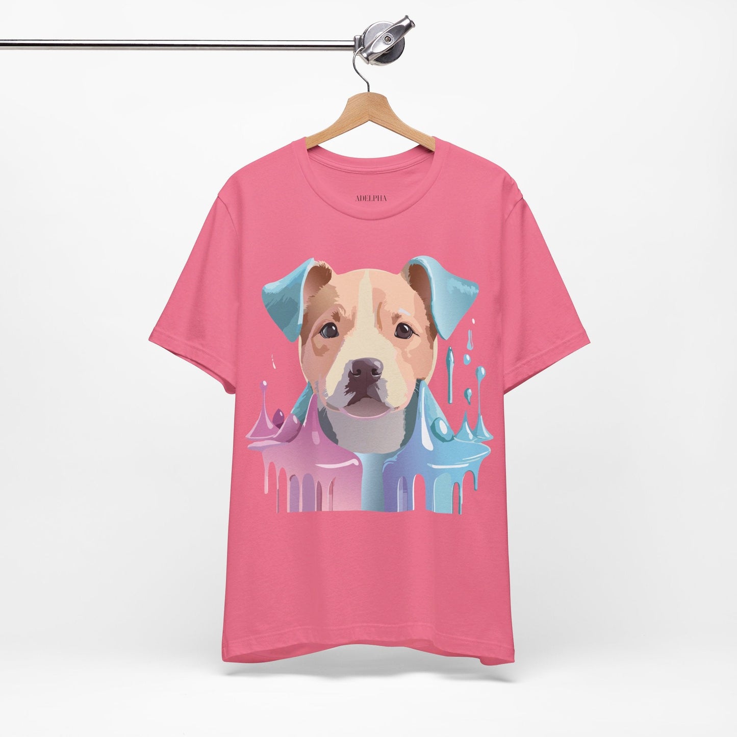 Dog Graphic T Shirt Unisex Jersey Short Sleeve Adelpha Vintage Art Tee Premium Comfort