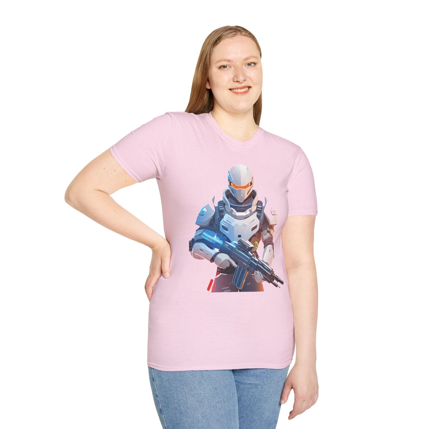 Robocop T Shirt Unisex Softstyle Ring Spun Cotton Tee With Robocop Art Design Premium Comfort