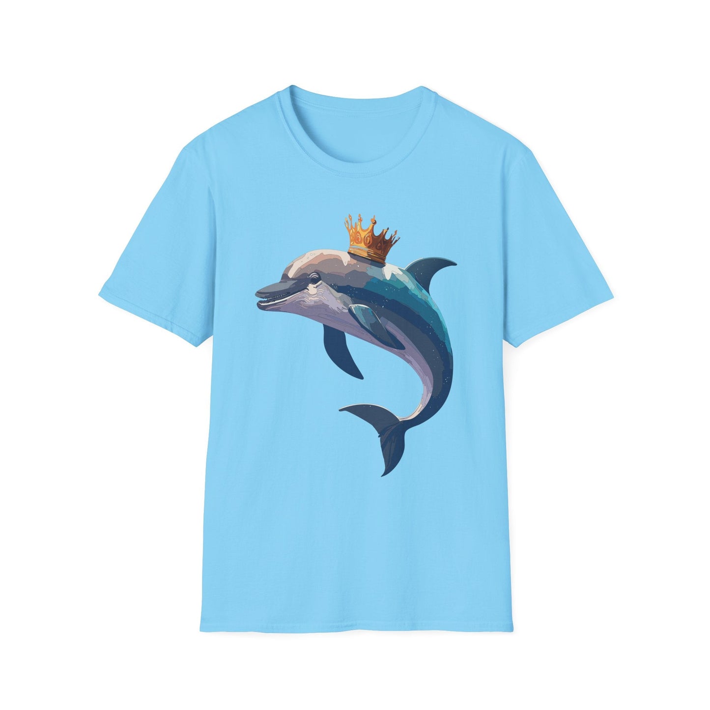 Dolphin Shirts Unisex Gildan Softstyle 64000 100 Percent Cotton Tee For Animal Lovers