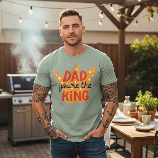Fathers Day Graphic Garment Dyed Cotton Comfort Colors Relaxed Fit T-Shirt