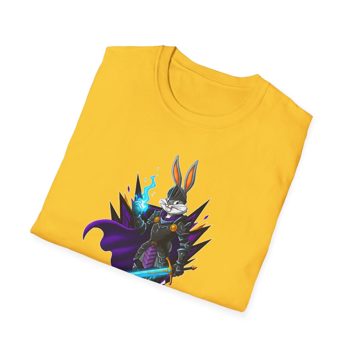 Bugs Bunny Shirt Unisex Gildan Softstyle Tee 100 Percent Cotton Cartoon Graphic Design