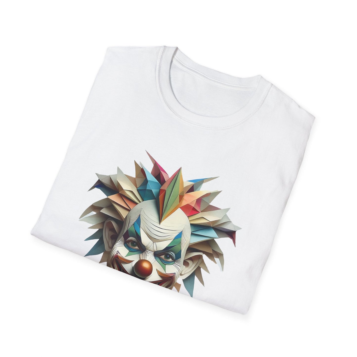 Clown Shirt Unisex Funny Circus Tee Gildan Softstyle 64000 Short Sleeve Cotton Tee