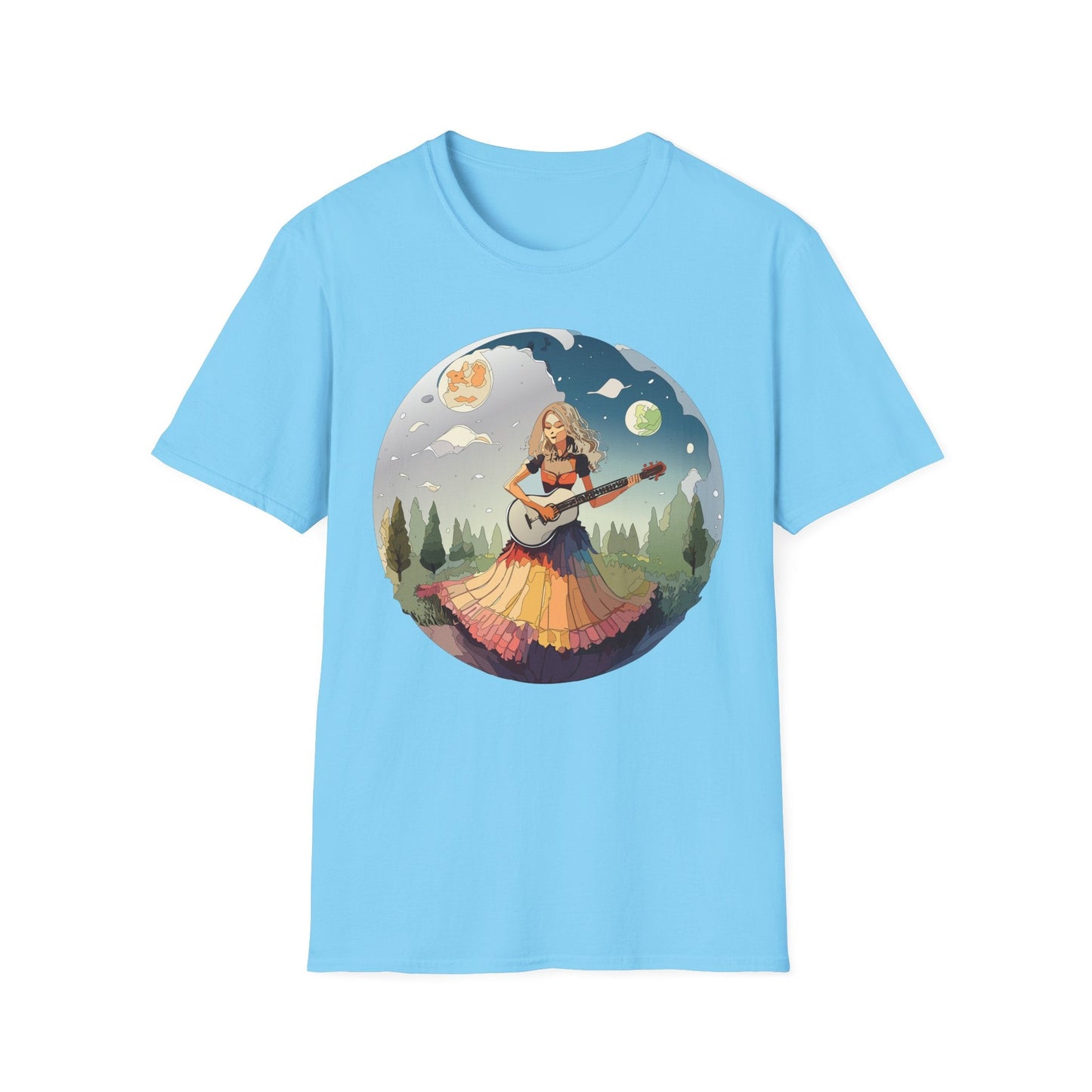 Womens Graphic T Shirts Art Design Tee Softstyle 64000 Ring Spun Cotton Comfort Everyday