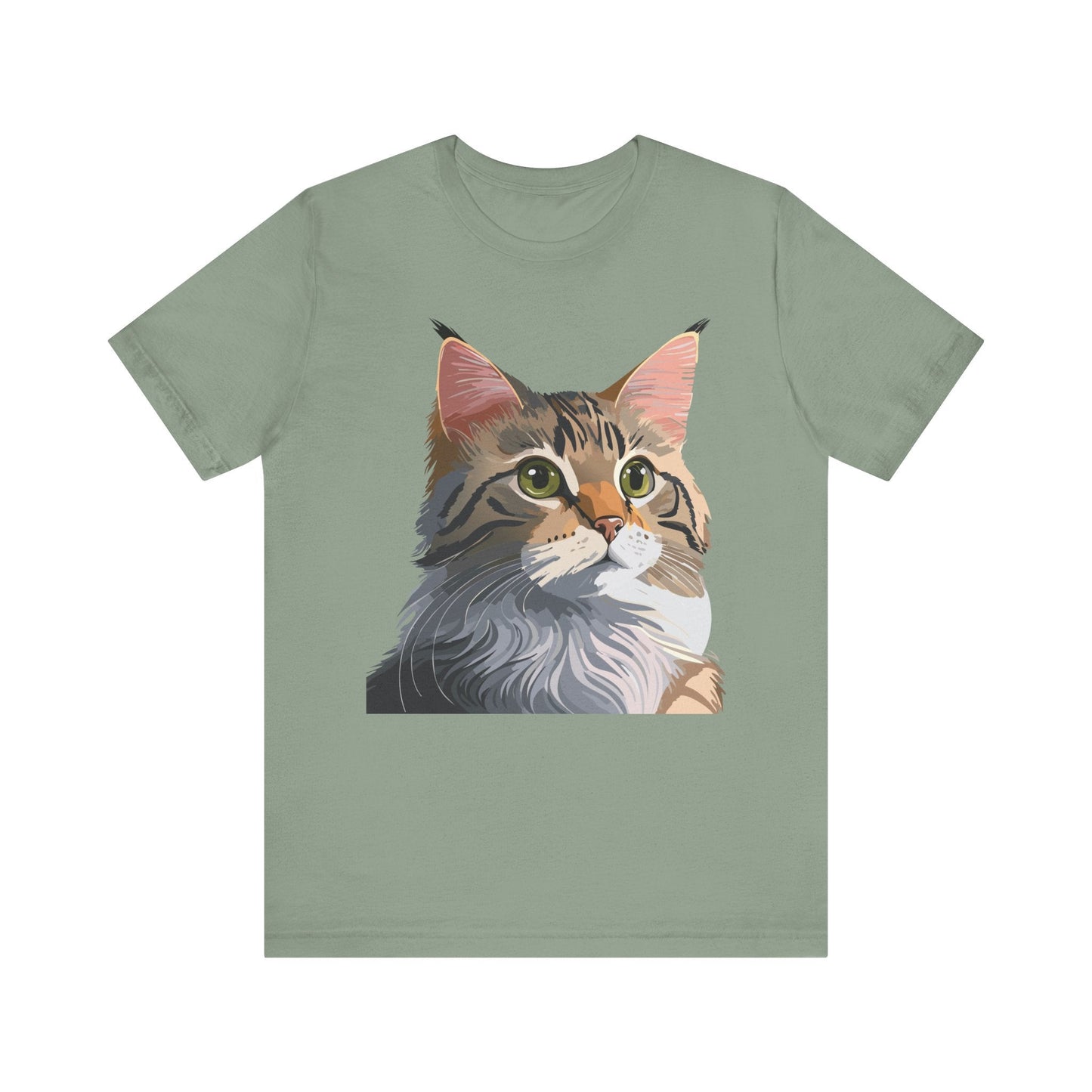 Unisex Animal Shirt Art Design Tee With Wild Animals Short Sleeve Comfort Wear Everyday