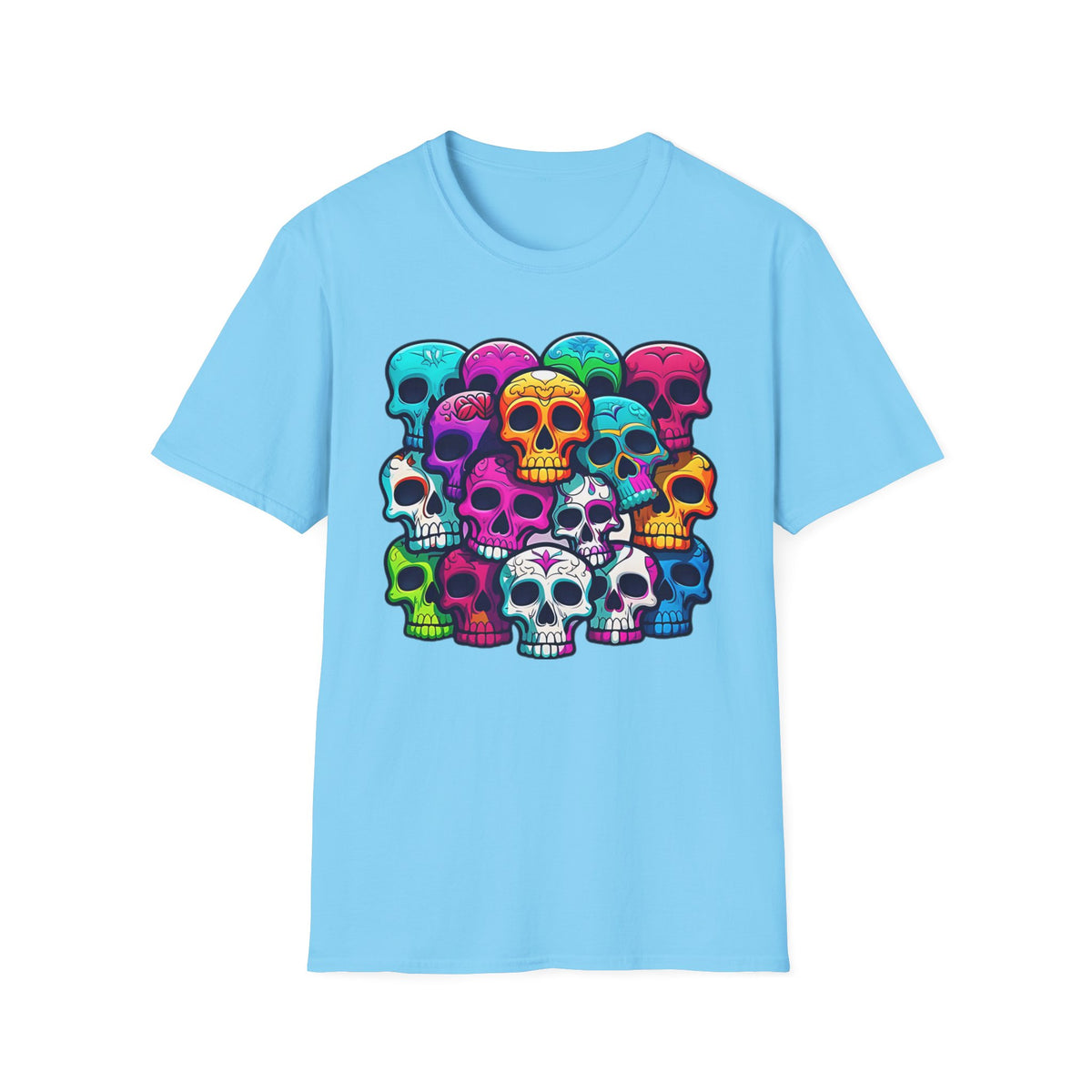 Skull Skeleton Graphic Tee Gildan Unisex 100 Cotton Tee Shirt c40