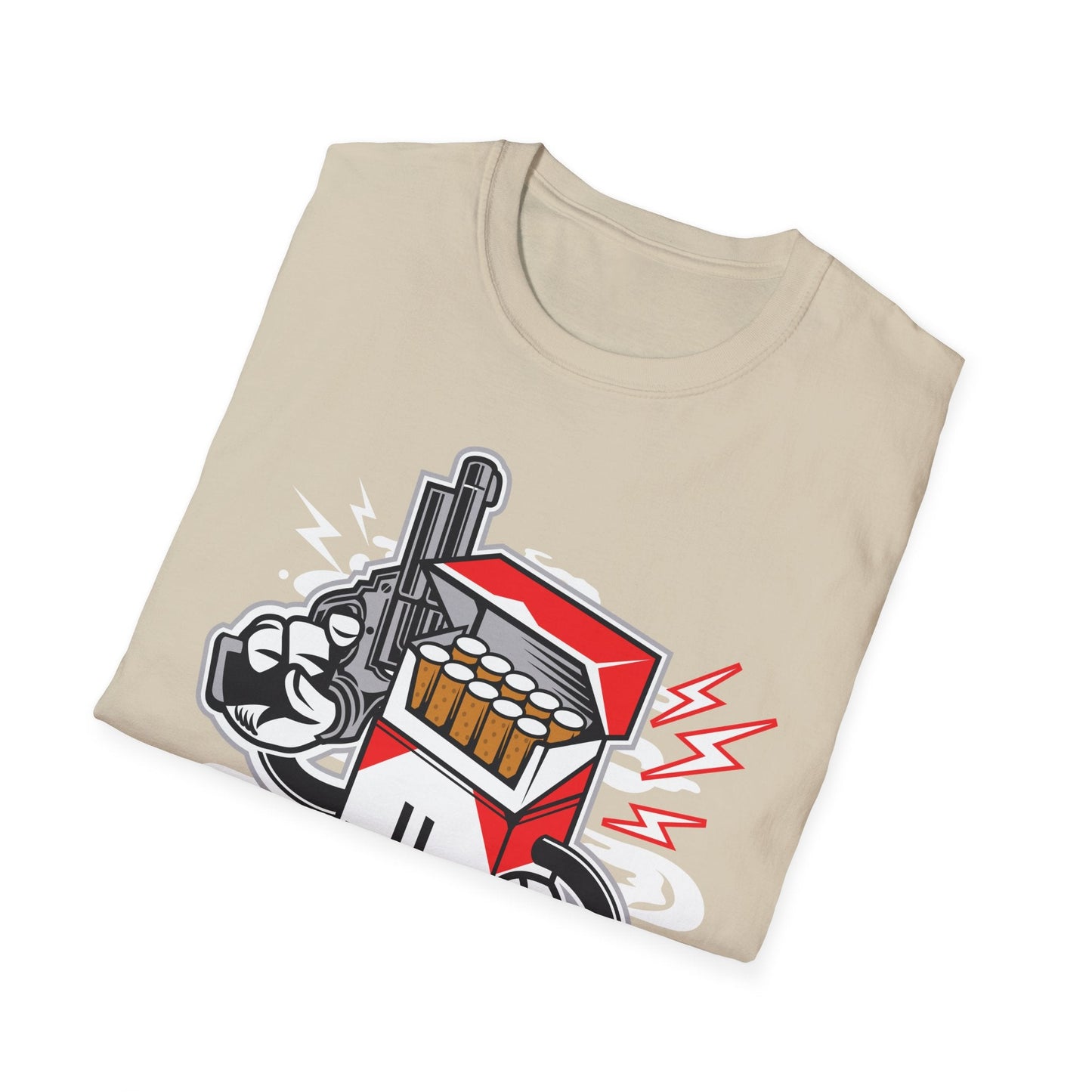 Cartoon T Shirt Animation Tee Funny Unisex Gildan Softstyle 64000 100 Percent Ring Spun Cotton